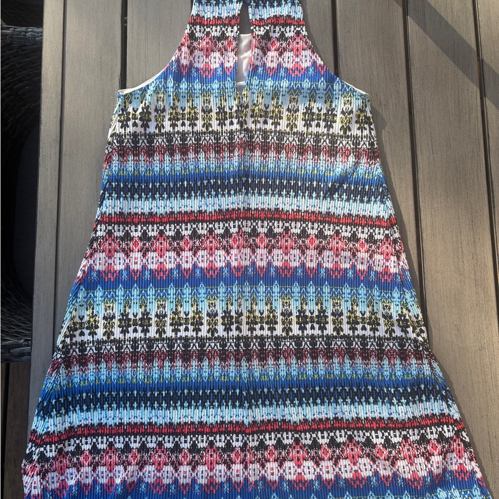Derek Heart Multicolor Patterned Dress - Picture 4 of 6